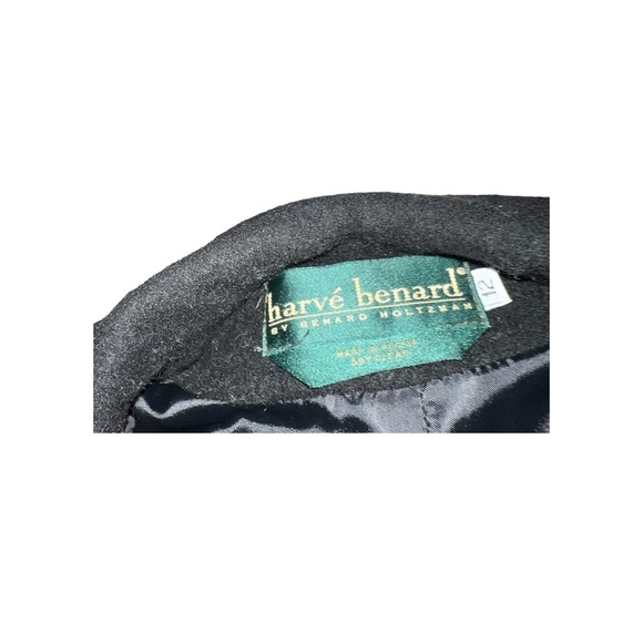 Vintage Black harv’e benard Wool Blend button front Blazer. Size 12 - Picture 5 of 6